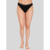 ILRASO - Black Modal Solid Women's Bikini ( Pack of 1 ) - None