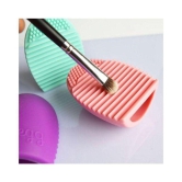 FOK Makeup Brush Cleaner Polyester Scrub Brush