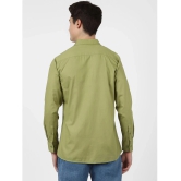 UrbanMark Men 100% Cotton Full Sleeves Regular Fit Solid Casual Shirt-Olive - None