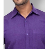 DESHBANDHU DBK - Purple Cotton Regular Fit Mens Formal Shirt (Pack of 1) - None