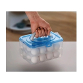 HOMETALES Plastic White Egg Container ( Set of 1 ) - White