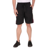 KZALCON Black Cotton Blend Outdoor & Adventure Shorts Single - None