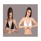 Desiprime - Multicolor Cotton Non Padded Womens Everyday Bra ( Pack of 2 ) - None