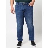 Men Slim Mid Rise Blue Jeans