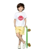 Boys Cotton Adorable Baby Half Sleeve TShirt (White) PID41500