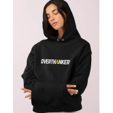 Overthanker - Unisex Oversized Hooded Sweatshirt Hoodie (Black)