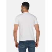 CHOZI Cotton Regular Fit Printed Half Sleeves Mens T-Shirt - White ( Pack of 1 ) - None