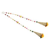 Garvi Gurjari (A Gujarat Govt Enterprise) Bead Toran (8 cm x 8 cm, GSHHDCL142)