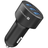 Portronics Car Mobile Charger CAR POWER 12 Black