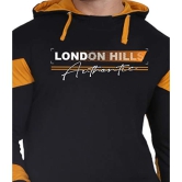 London Hills Mens Regular Fit Printed Full Sleeve Cotton Blend Hooded T-Shirt