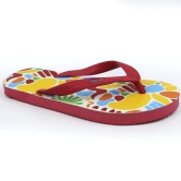 TwistedGeo Red Flip-Flops (Men)