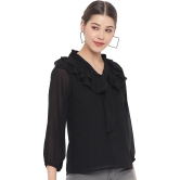 ALL WAYS YOU Women Top Polyester fabric  Black XS