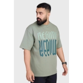 Fuaark Green Cotton Oversized Fit Mens Sports T-Shirt ( Pack of 1 ) - None