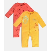 MINI KLUB - Multi Color Cotton Rompers For Baby Boy ( Pack of 1 ) - None