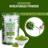 Vedapur Naturals Organic & Natural Wheatgrass Powder For Immunity & Energy - 100gm