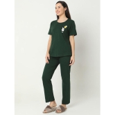 Smarty Pants Green Cotton Women's Nightwear Nightsuit Sets ( Pack of 1 ) - None