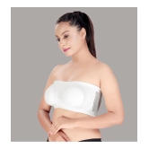 HAYA White Polyester Non Padded Womens Strapless Bra ( Pack of 1 ) - None