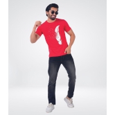 ferocious - Red Cotton Regular Fit Men's T-Shirt ( Pack of 1 ) - None