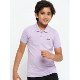 UNIBERRY - Purple Cotton Blend Boys Polo T-Shirt ( Pack of 1 ) - None