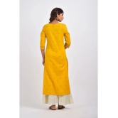 Swasti - Yellow Cotton Womens Straight Kurti ( Pack of 1 ) - None