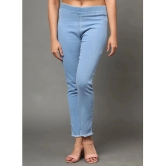 AngelFab - Denim Regular Fit Blue Womens Jeggings ( Pack of 1 ) - None