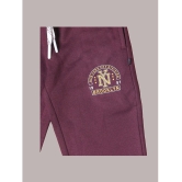 NEUVIN Wine Fleece Boys Trackpant ( Pack of 1 ) - None