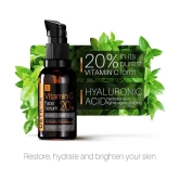 Ustraa 20% Vitamin C Face Serum with Hyaluronic Acid - 30 ml