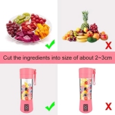 Portable USB Electric Juicer - 6 Blades (Protein Shaker)  by Ruhi Fashion India