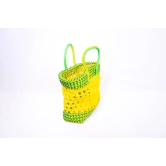 Handwoven Market Basket with Double Handles