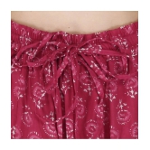 Sttoffa Magenta Cotton Womens Flared Skirt ( Pack of 1 ) - None