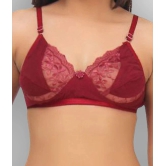 TCG Maroon Lace Bra & Panty Set - 28