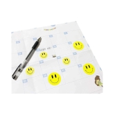 iDream Smiley Face Stickers Self Adhesive Tapes for Art, Craft School Supplies