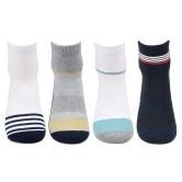 Men Cushioned Ankle Length Sports Socks -Pack Of 4