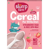 NO ADDED SUGAR, Strawberry, Ragi & Rice Cereal