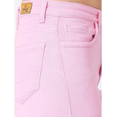 CEFALU - Pink Denim Skinny Fit Womens Jeans ( Pack of 1 ) - None