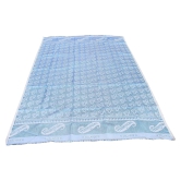 Mandhania Solapur Chaddar Single Blanket Cotton,Rayon?& Viscose Pack of 1 - Blue