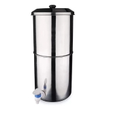 DYNAMIC STORE Dynore Stainless Steel Non-Electric Water Filter and Purifier With 18 Ltr Capacity Includes 2 Water Filter Candles