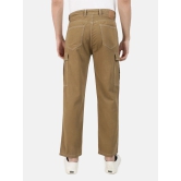 Bene Kleed Regular Flat Mens Chinos - Bronze ( Pack of 1 ) - None