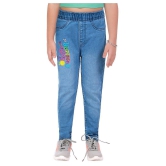 Naughty Ninos - Denim Blue Denim Girls Leggings ( Pack of 1 ) - None