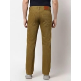 Men Regular Mid Rise Yellow Jeans