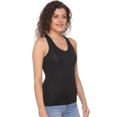 Sona 8008 Black Camisole Racer Back for Gym Workout, Exercise, Yoga etc-S / Black / Cotton