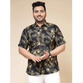 Rigo Rayon Slim Fit Printed Half Sleeves Mens Casual Shirt - Navy ( Pack of 1 ) - None