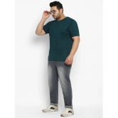 Urbano Plus - Green Cotton Regular Fit Mens T-Shirt ( Pack of 1 ) - None