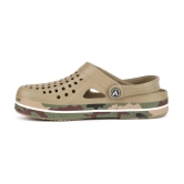 Aqualite - Khaki Mens Clogs - None