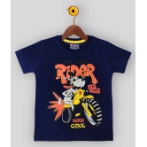 Supersquad Supersquad Blue , Black , Yellow , Green & Red Baby Boys Printed Pure Cotton T Shirt Pack of 5 - None