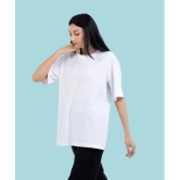 AKTIF White Cotton Blend Womens T-Shirt ( Pack of 1 ) - None