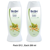 Protein Shampoo - For Dry to Normal Hair, 200ml x Pack of 2 (400 ml)