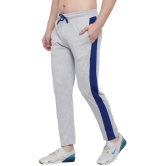 Diaz - Light Grey Cotton Mens Sports Trackpants ( Pack of 1 ) - 30