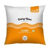 Dairy Tales Fresh Plain Pouch Curd, 500 Gm