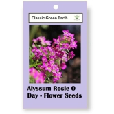 CLASSIC GREEN EARTH - Flower Seeds ( Alyssum Rosie O Day - Flower 50 Seeds )